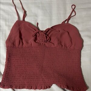 Wilfred Dusty Rose Smocked Camisole